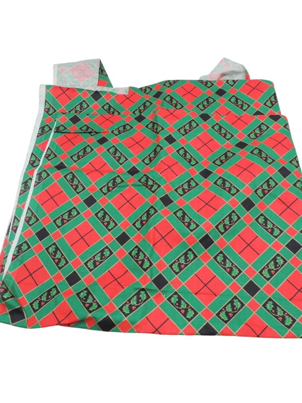 Christmas Material 45 x 83 Vintage Pattern